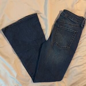 SO Blue Flare Wide Leg Jeans